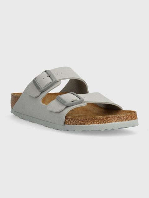 Birkenstock klapki Arizona damskie kolor szary 1027696