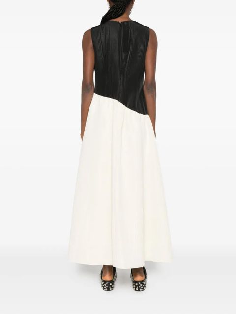 Simon Miller Laurel moiré-effect midi dress - White