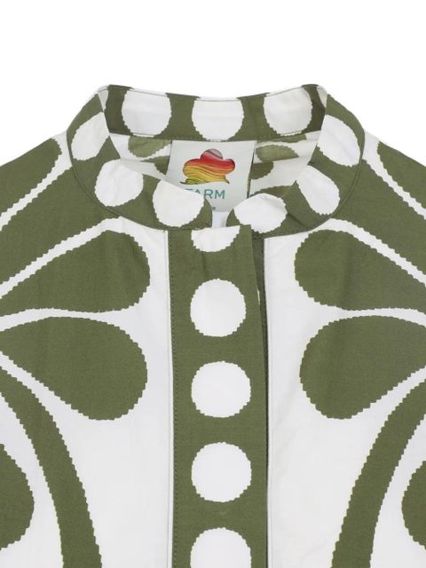 FARM Rio floral belted dress - Green