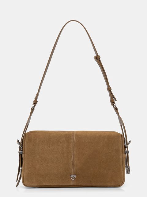 Pinko torebka bagietka damska zamszowa - zdjęcie produktu nr 1