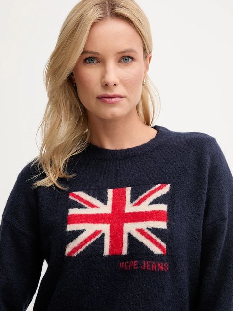 Pepe Jeans sweter damski kolor granatowy PL7000058