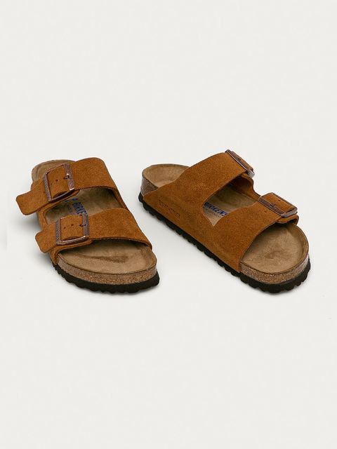 Birkenstock klapki zamszowe Arizona SFB - zdjęcie produktu nr 1