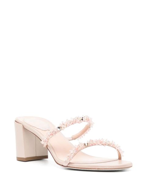 René Caovilla bead embellishment sandals - Neutrals - zdjęcie produktu nr 2