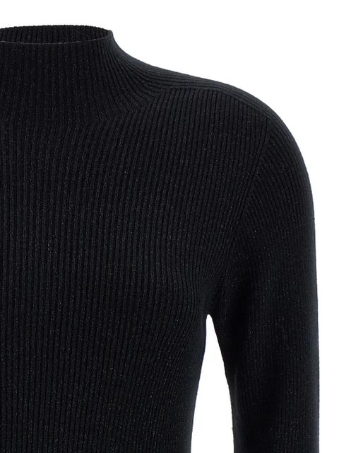 Weekend Max Mara ribbed mock-neck mini dress - Black - zdjęcie produktu nr 2