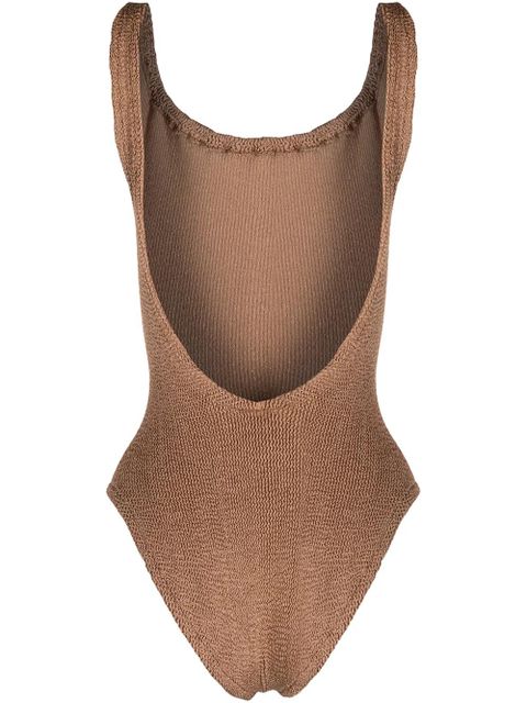 Hunza G knitted low-back swimsuit - Neutrals - zdjęcie produktu nr 2