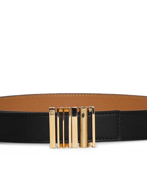 LOEWE leather buckle belt - Black - zdjęcie produktu nr 2