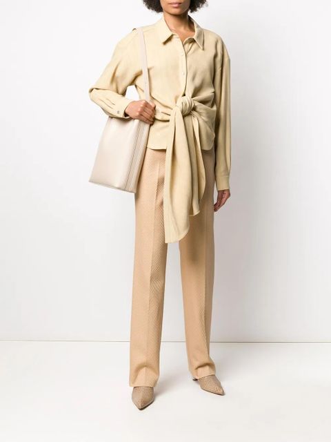 Victoria Beckham high-waisted tailored trousers - Neutrals - zdjęcie produktu nr 2