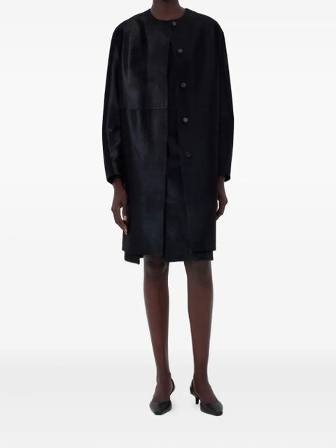 LouLou de Saison leather coat - BLACK - zdjęcie produktu nr 1