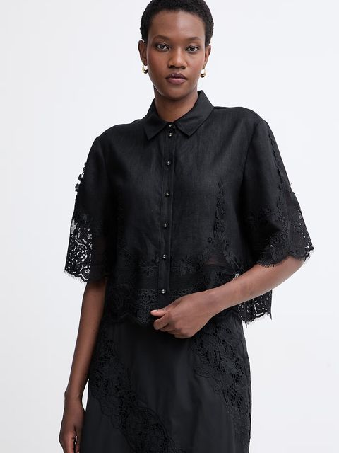 Twinset koszula damska lniana - zdjęcie produktu nr 1