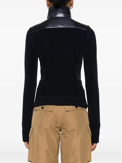 Moncler Grenoble padded zip-up jacket - Blue