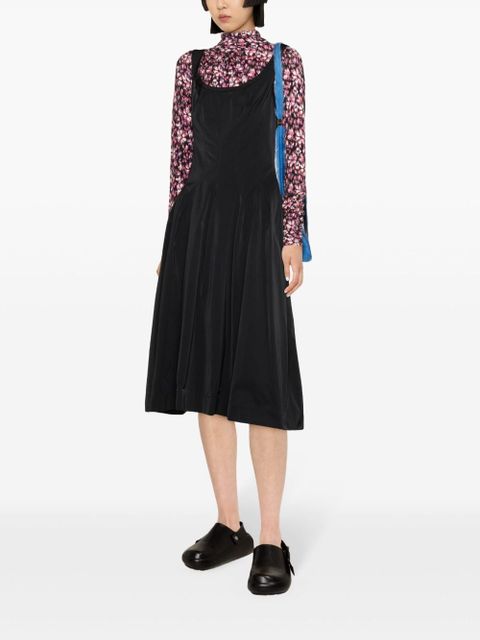 Marni A-line scuba midi dress - Black