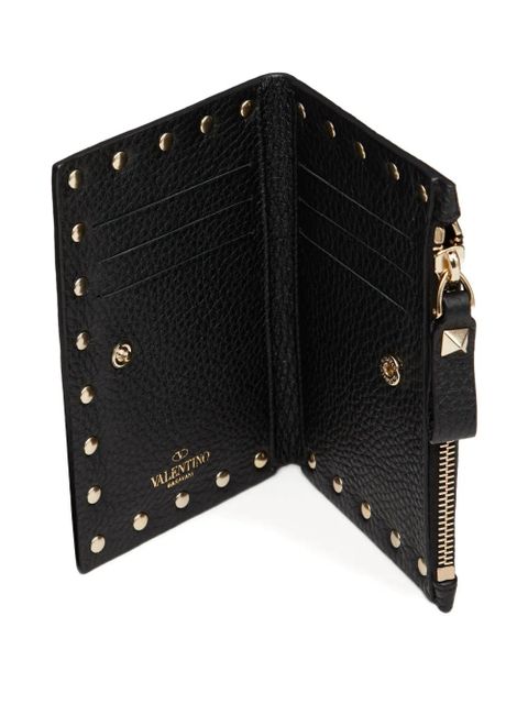 Valentino Garavani rockstud zipped wallet - Black