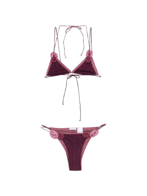 Oséree Doube Mesh Rose bikini - Purple - zdjęcie produktu nr 1