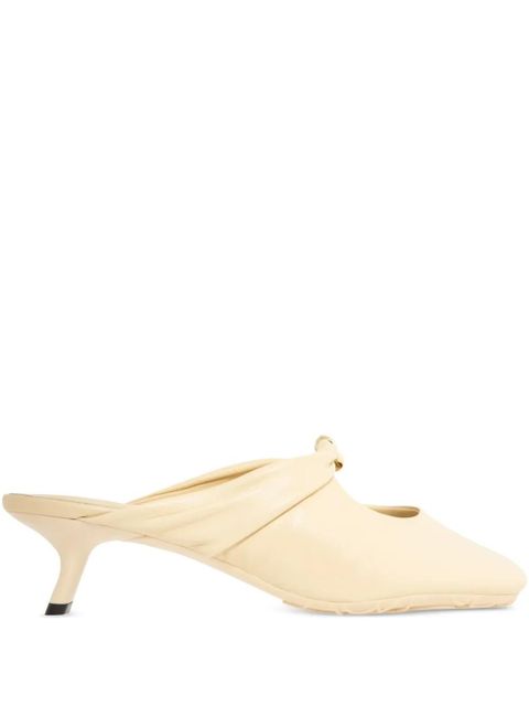 LOEWE 45mm Pebble Soft mules - Yellow - zdjęcie produktu nr 1