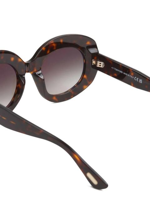 TOM FORD round-frame sunglasses - Brown