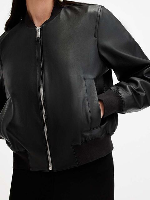 AllSaints kurtka skórzana ORTEN BOMBER JACKET - zdjęcie produktu nr 1