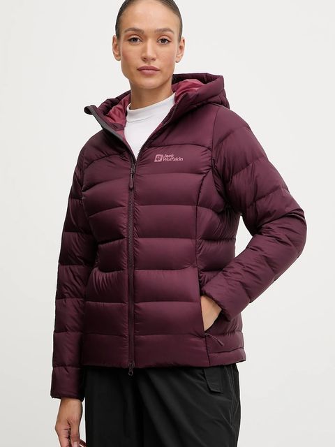 Jack Wolfskin kurtka sportowa puchowa Nebelhorn kolor fioletowy A61829 - zdjęcie produktu nr 1
