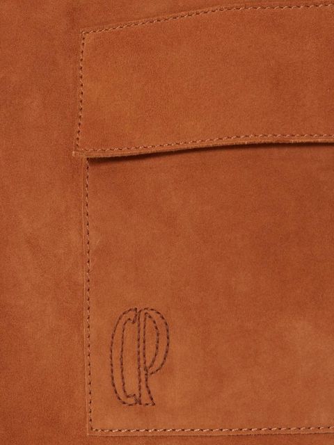 Claudie Pierlot buttoned leather jacket - Brown