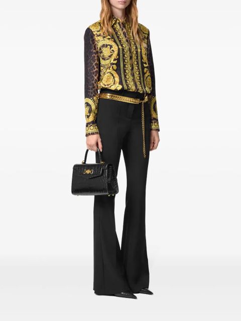 Versace Wild Barocco silk shirt - Black