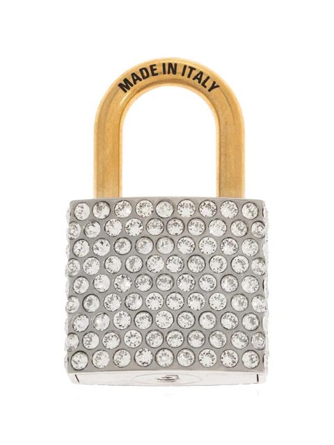 Balenciaga embellished logo-plaque keyring - Silver - zdjęcie produktu nr 2