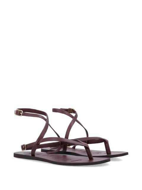 Manebi crossover thong sandals - Brown - zdjęcie produktu nr 2