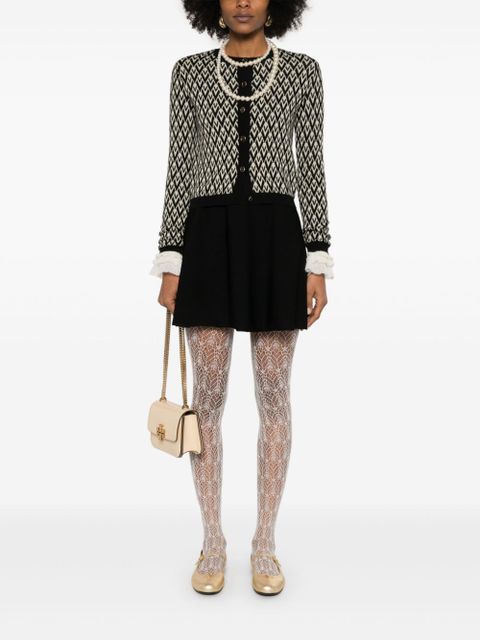 Valentino Garavani Toute la V-jacquard cardigan - Black - zdjęcie produktu nr 2