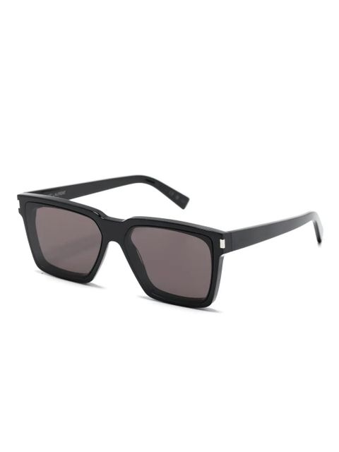 Saint Laurent Eyewear square-frame tinted sunglasses - Black - zdjęcie produktu nr 2