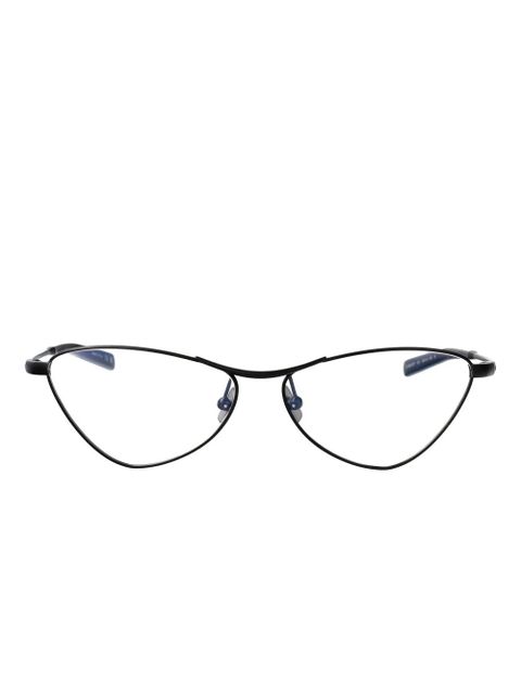 Saint Laurent Eyewear cat-eye frame glasses - Black - zdjęcie produktu nr 1