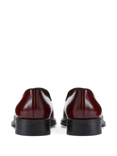 Giuseppe Zanotti Dories leather loafers - Red - zdjęcie produktu nr 2