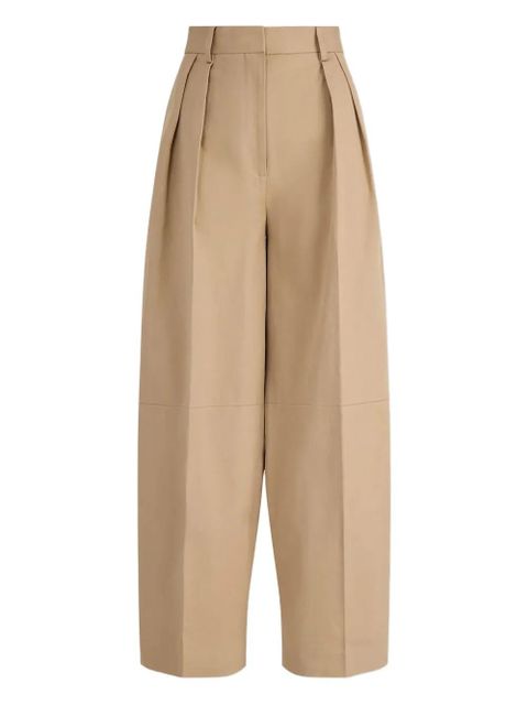 Altuzarra pleated gabardine trousers - Neutrals - zdjęcie produktu nr 1