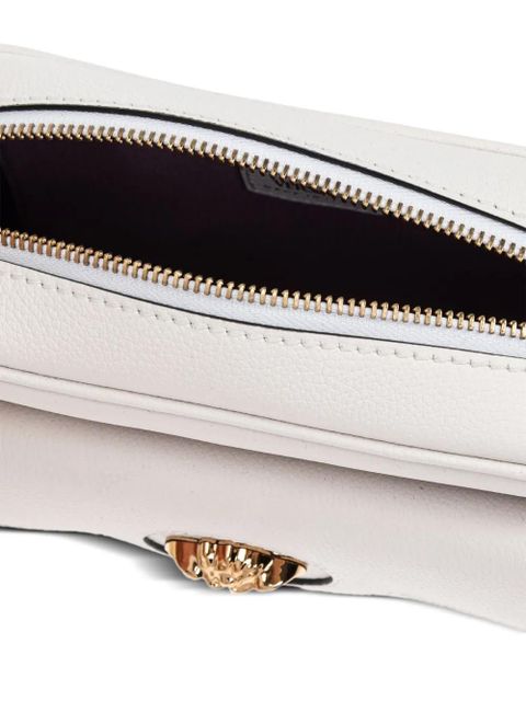 Versace La Medusa leather cross body bag - White