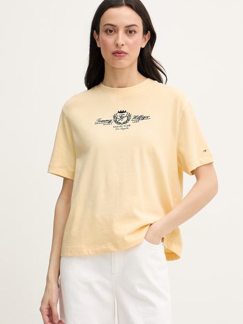 Tommy Hilfiger T-shirt damski bawełniany - zdjęcie produktu nr 1