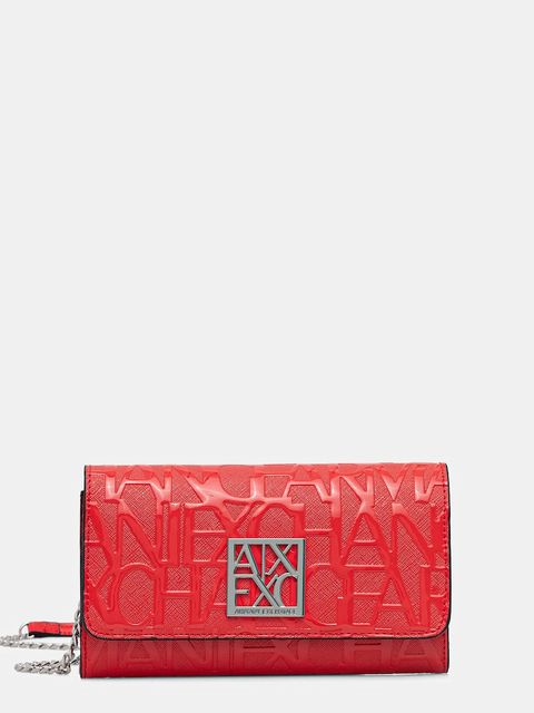 Armani Exchange portfel damski kolor różowy 948481 CC794 - zdjęcie produktu nr 1