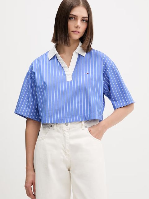 Tommy Jeans bluzka damska bawełniana - zdjęcie produktu nr 1