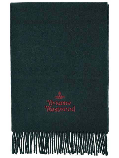 Vivienne Westwood logo scarf - Green - zdjęcie produktu nr 1
