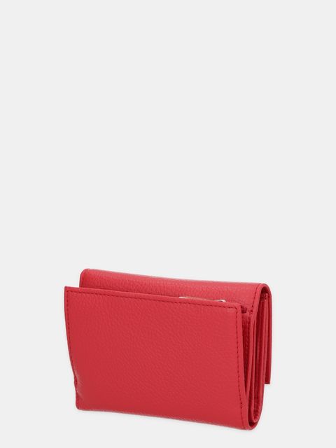 Coccinelle portfel skórzany damski kolor czerwony E2 MW5 11 66 01