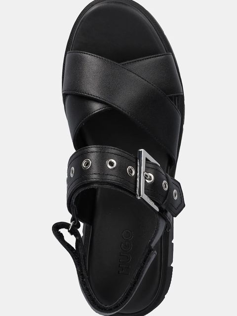 HUGO sandały skórzane Kris