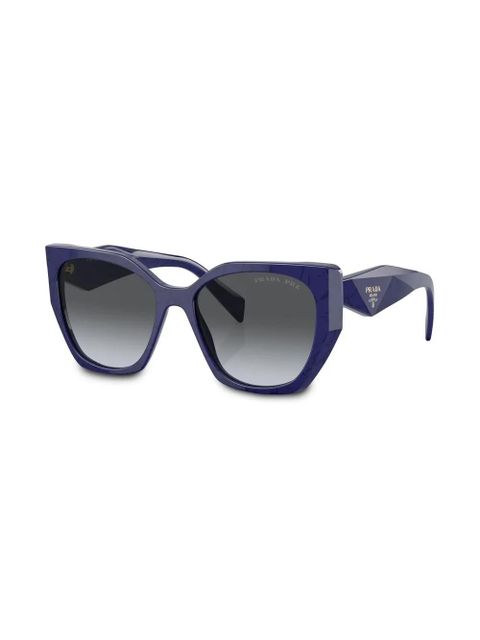 Prada Eyewear logo cat-eye frame sunglasses - Blue - zdjęcie produktu nr 2