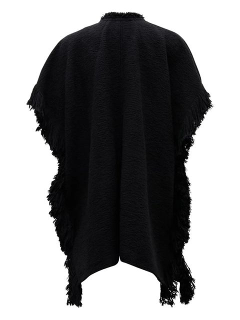 ISABEL MARANT fringed buckled poncho - Black - zdjęcie produktu nr 2