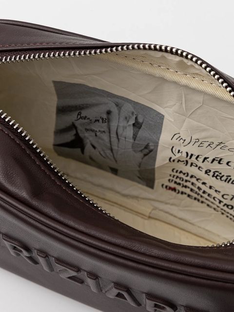 Patrizia Pepe torebka skórzana kolor brązowy 8B0254 L113