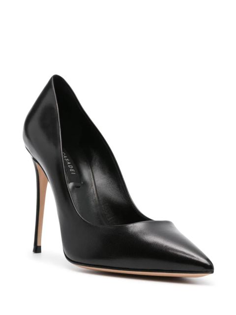 Casadei 100mm Julia leather pumps - Black