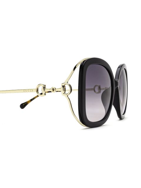 Gucci Eyewear Horsebit sunglasses - Black