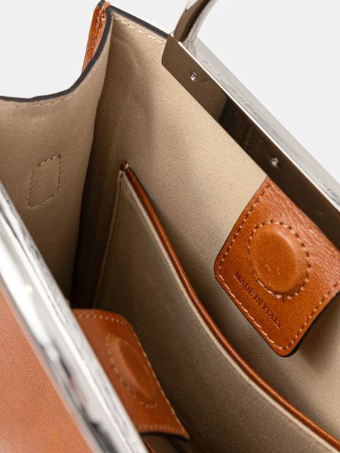 MAX&Co. torebka skórzana kolor brązowy 2526516036200