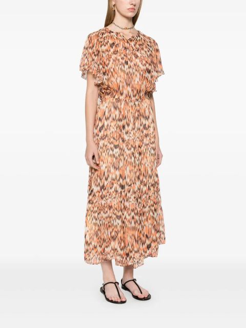 ISABEL MARANT Odelia midi dress - Orange - zdjęcie produktu nr 2