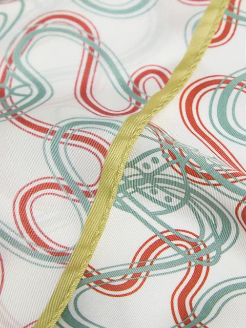 Vivienne Westwood patterned scarf - White - zdjęcie produktu nr 2