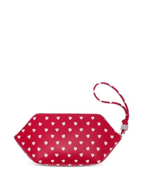 GANNI heart-print purse - Black - zdjęcie produktu nr 2