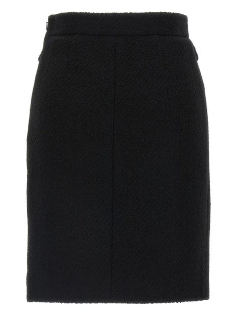 Chloé bouclé pocket midi skirt - Black - zdjęcie produktu nr 1