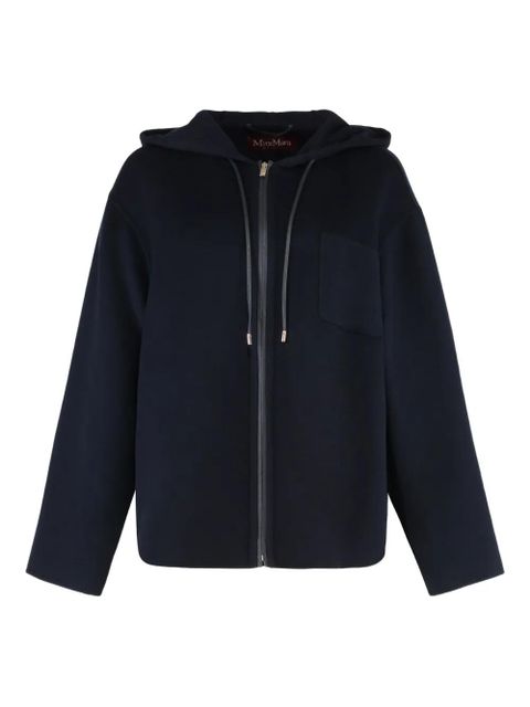 Max Mara Mina hooded zip-up hoodie - Black - zdjęcie produktu nr 1
