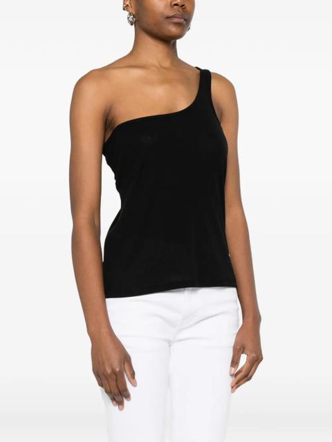 TOM FORD ribbed one-shoulder top - Black