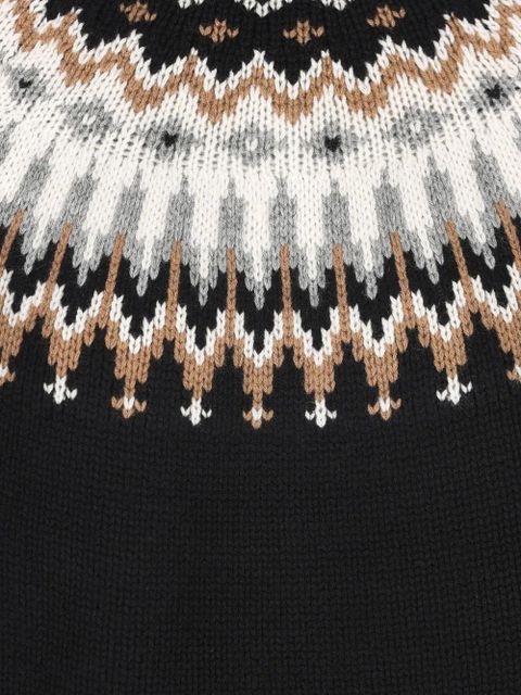 BOGNER patterned roll-neck sweater - Black - zdjęcie produktu nr 2